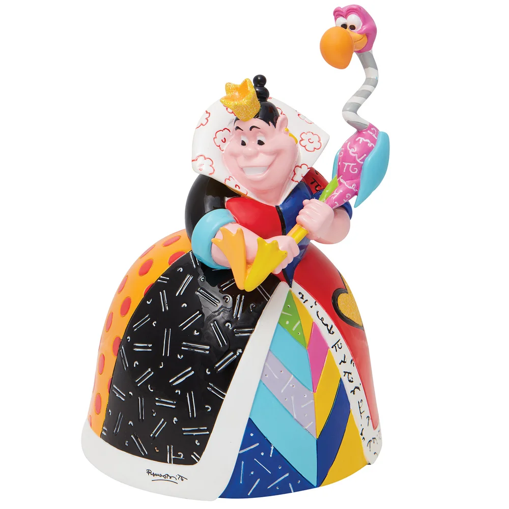 Disney Britto Collectie Hartenkoningin Beeldje Afbeelding 1