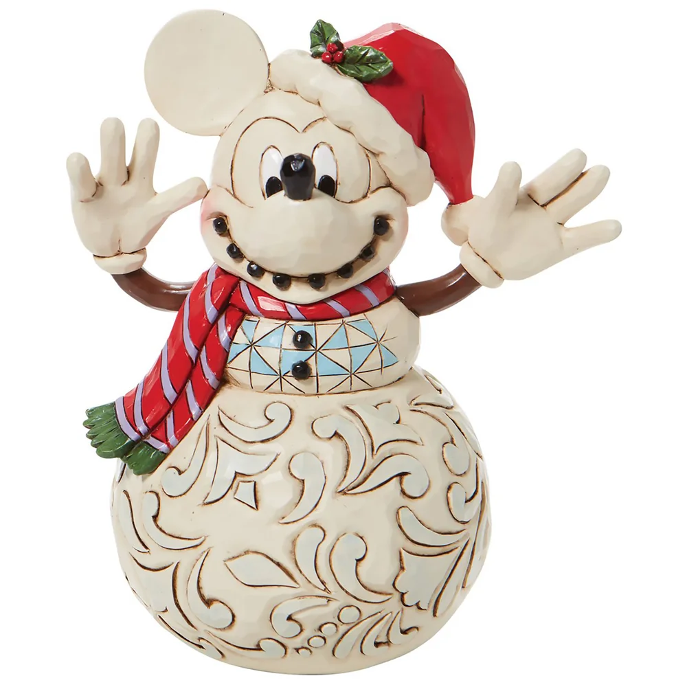 Disney Traditions Mickey Mouse Snowman Afbeelding 1