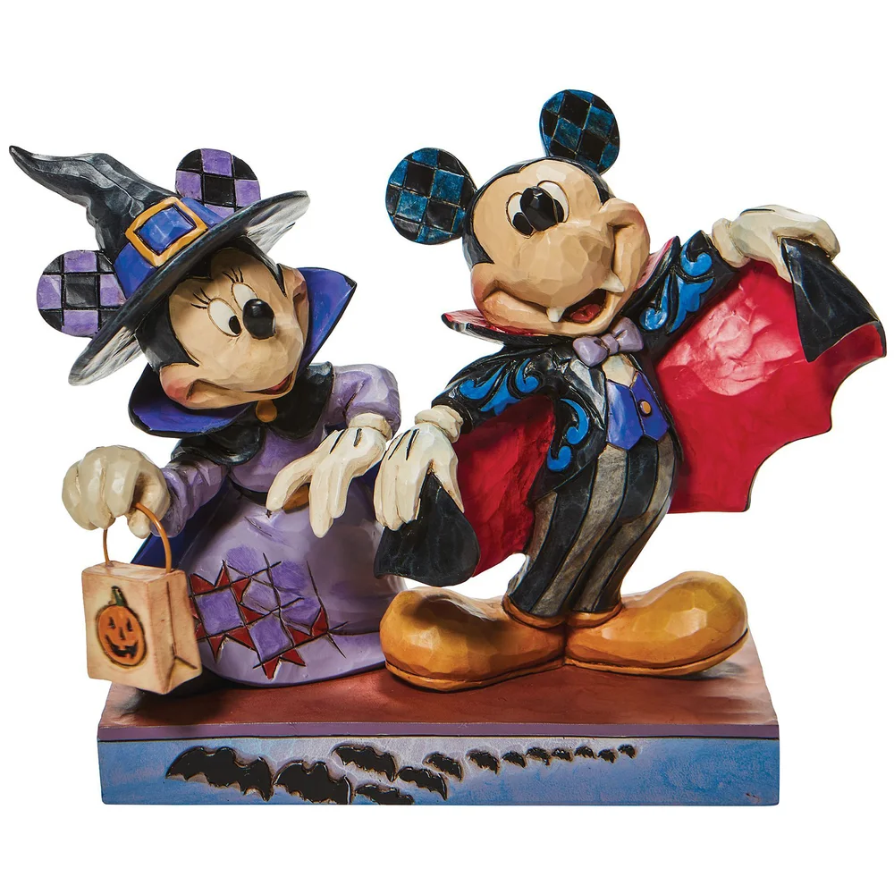 Disney Tradities Mickey en Minnie Vampier Beeldje Afbeelding 1