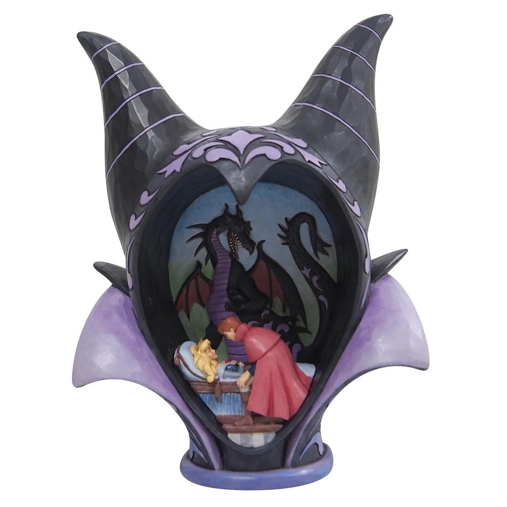 Disney Traditions Maleficent Diorama Hoofdtooi Afbeelding 1