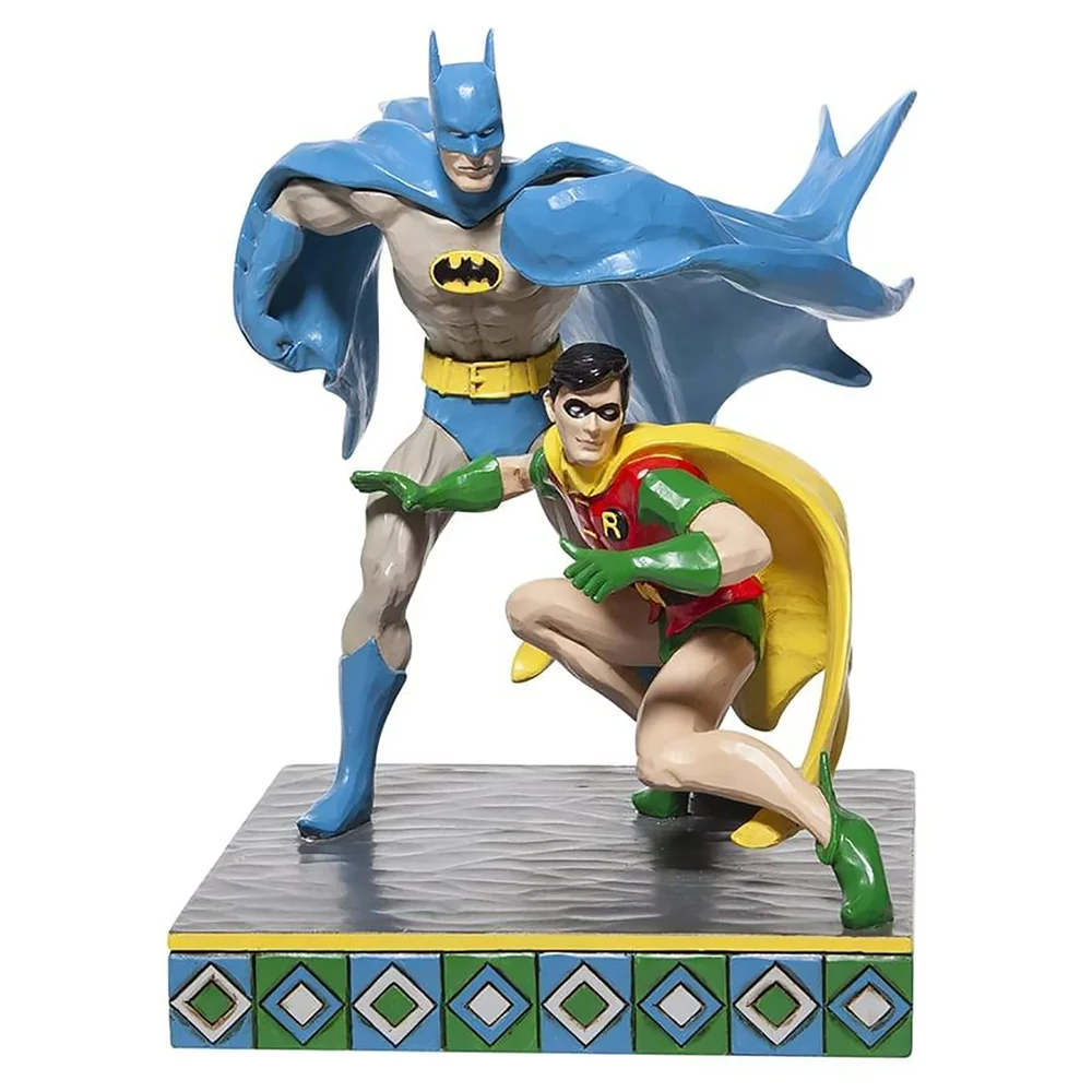 DC Comics By Jim Shore Batman And Robin Figurine Afbeelding 1