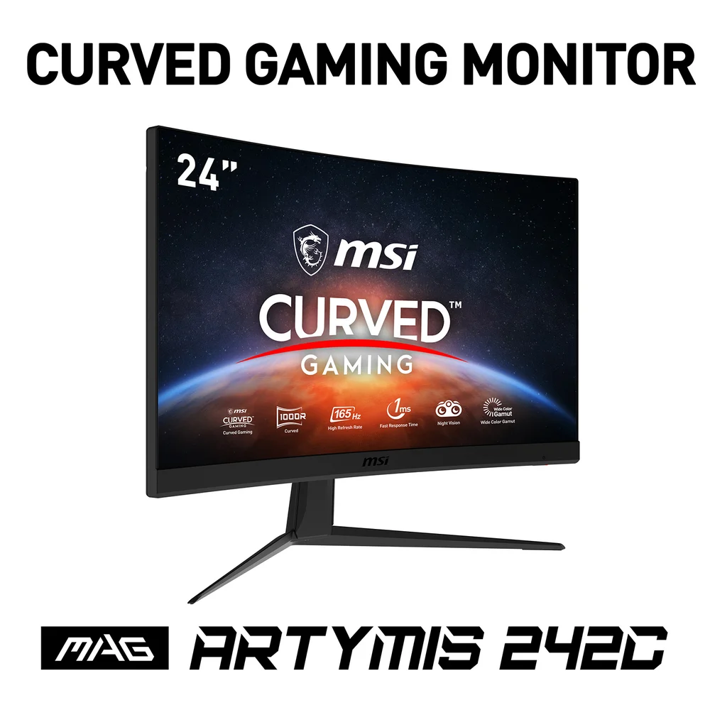 MSI Optix MAG242C 23.6" Curved Gaming Monitor Afbeelding 1