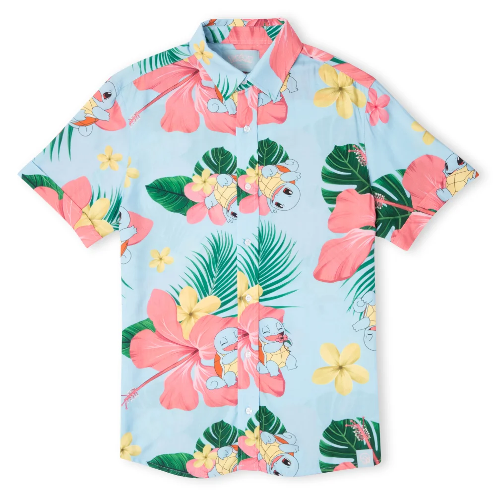 Pokémon Squirtle Print Shirt - Blue - M Afbeelding 1