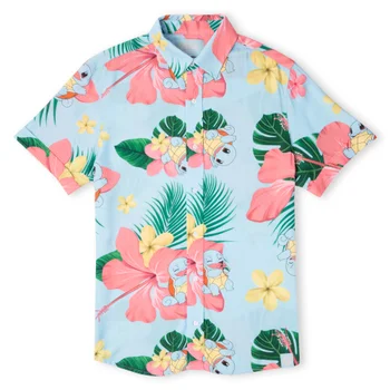 Pokémon Squirtle Print Shirt - Blue