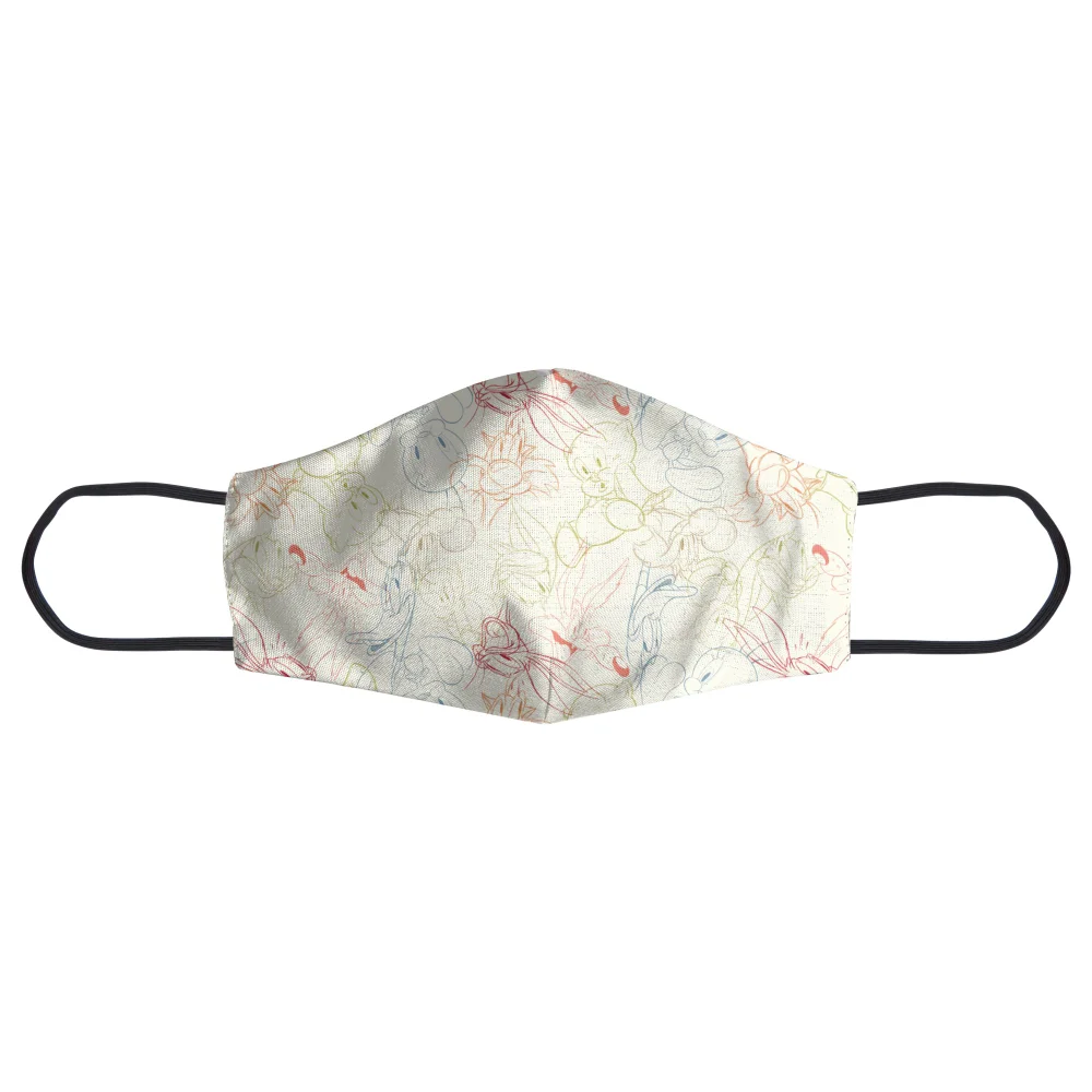 Looney Tunes Scribbles Face Mask - S Afbeelding 1