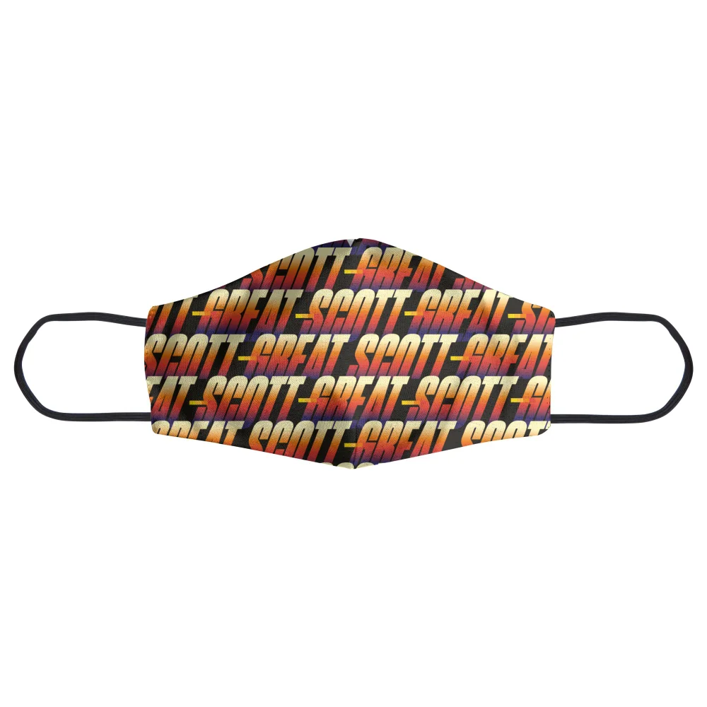 Back to the Future Great Scott! Face Mask - S Afbeelding 1