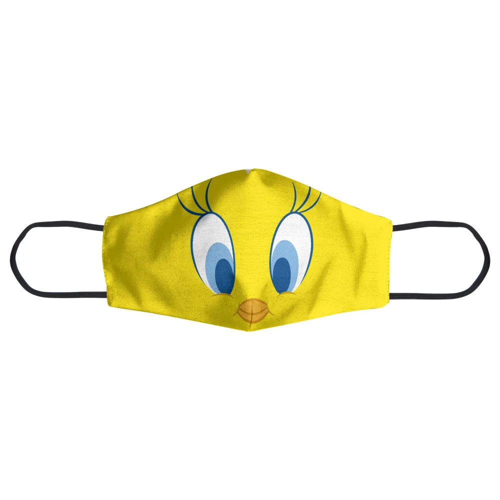 Looney Tunes Tweety Bird Face Mask - S Afbeelding 1
