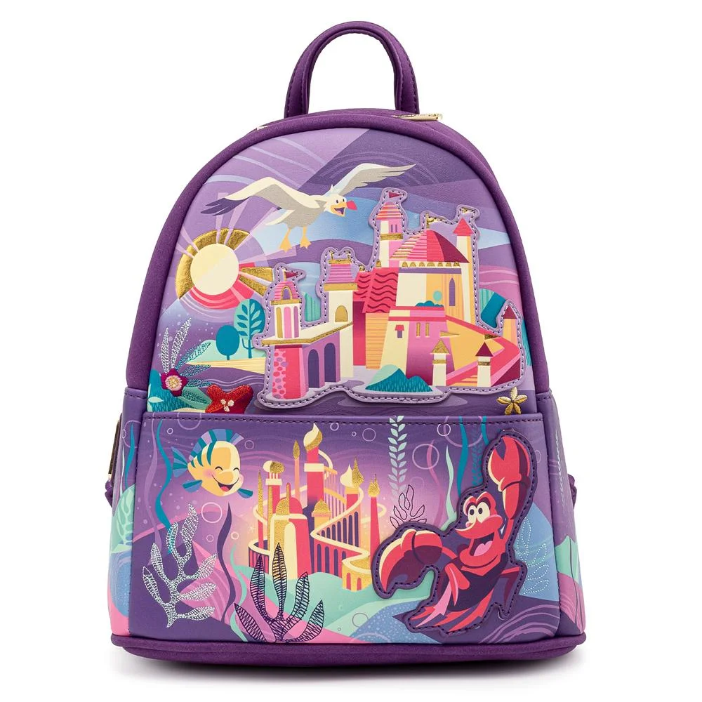 Loungefly Disney Ariel Castle Collection Mini Backpack Afbeelding 1