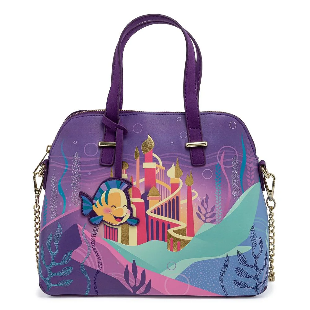 Loungefly Disney Ariel Castle Collection Crossbody Bag Afbeelding 1