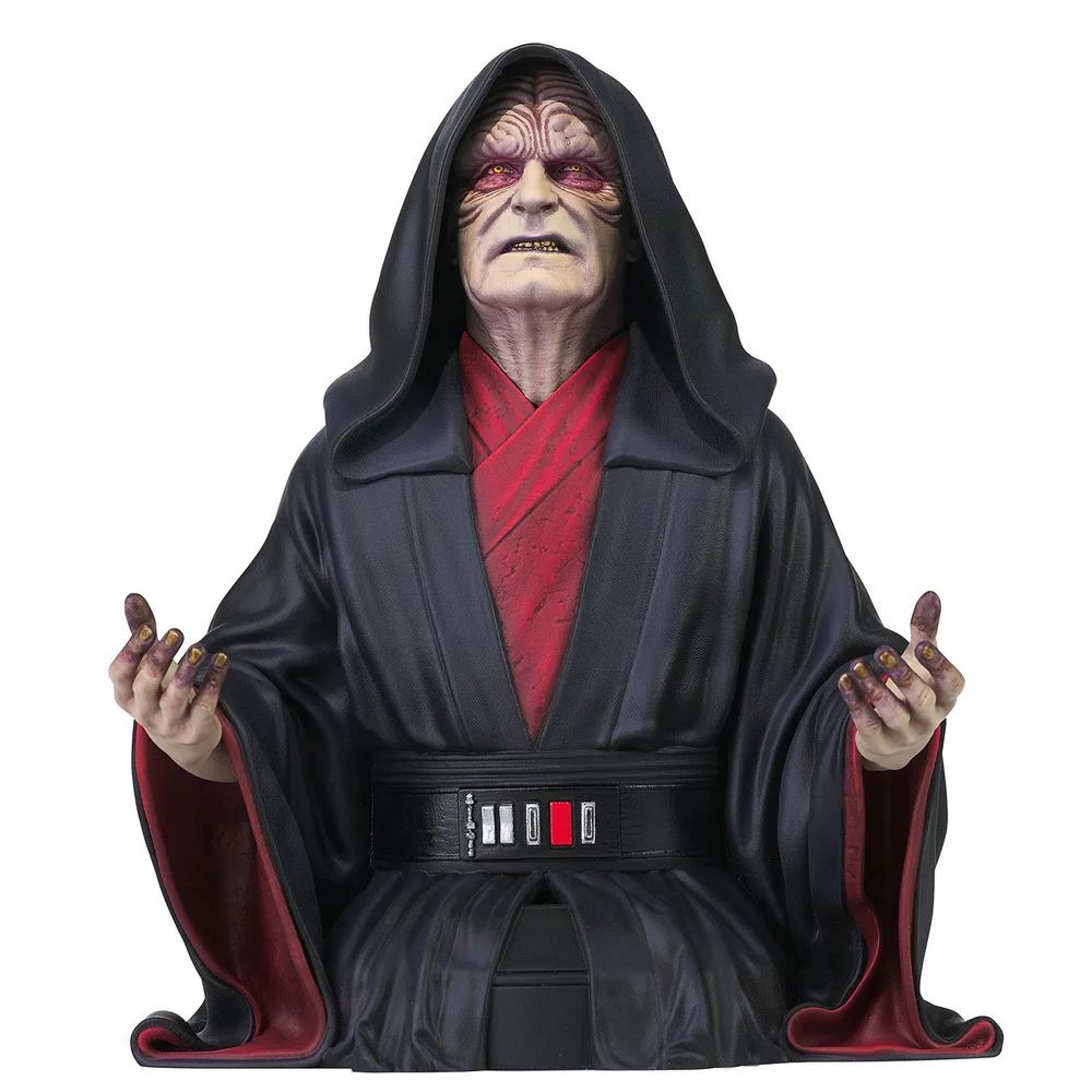 Gentle Giant Star Wars: The Rise Of Skywalker Emperor Palpatine 1/6 Scale Bust Afbeelding 1