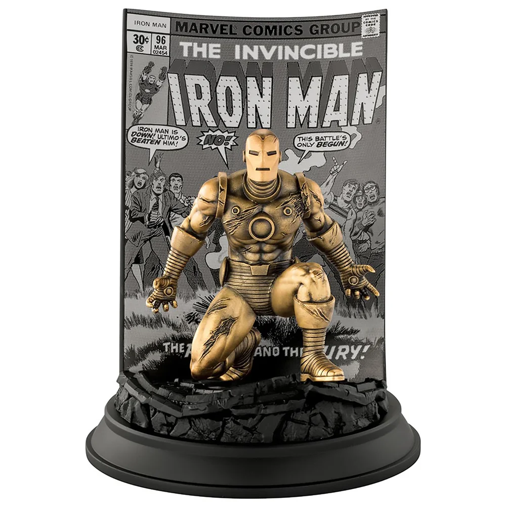 Royal Selangor Limited Edition Verguld De Onoverwinnelijke Iron Man #96 (200 stuks Wereldwijd) Afbeelding 1
