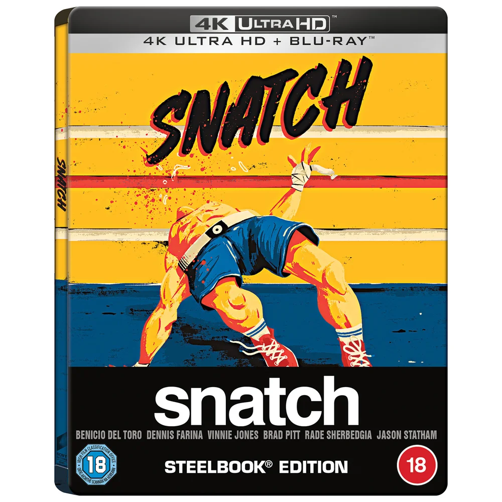 Snatch (2000) - Zavvi Exclusief 20e Jubileum 4K Ultra HD Steelbook (Inclusief Blu-ray) Afbeelding 1