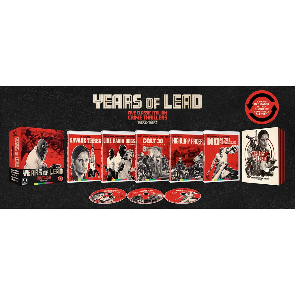Jaren van lood: Vijf klassieke Italiaanse Misdaad Thrillers 1973-1977 - Limited Edition Afbeelding 1