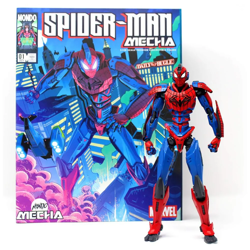 Mondo Marvel Mecha 10in Figure - Spider-Man Afbeelding 1