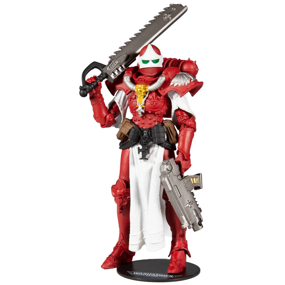 McFarlane Warhammer 40K Adepta Sororitas Battle Sister (Order Of The Bloody Rose) 7 Inch Action Figure Afbeelding 1