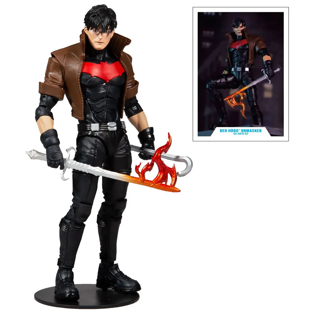 McFarlane DC Multiverse 7" Figure - Red Hood (Unmasked) (Gold Label) Afbeelding 1
