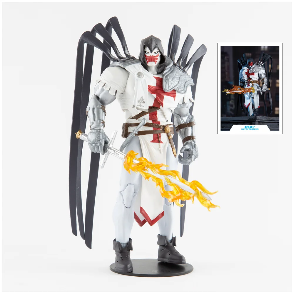 McFarlane DC Multiverse 7" Figure - Azrael (Suit of Sorrows) (Gold Label) Afbeelding 1
