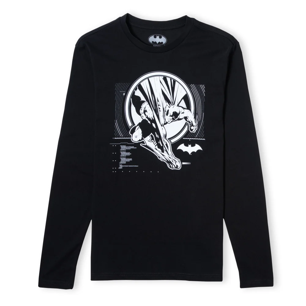 Batman Action Unisex Long Sleeve T-Shirt - Black - XS Afbeelding 1