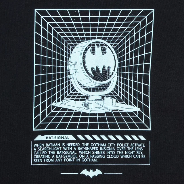 Batman Batsignal Unisex Sweatshirt - Black