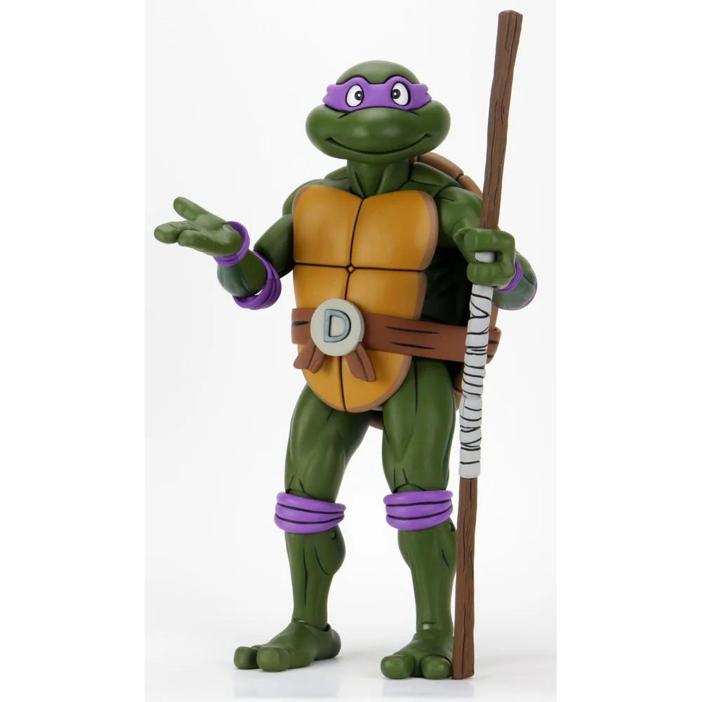 NECA TMNT Cartoon Giant-Sized Donatello 1/4 schaal Actiefiguren Teenage Mutant Ninja Turtles Afbeelding 1