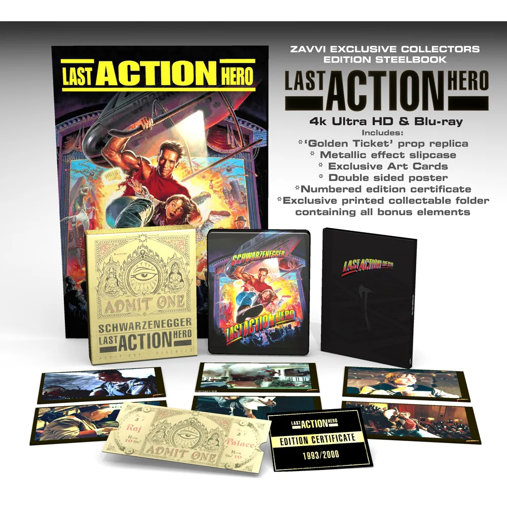 Last Action Hero - 4K Ultra HD Zavvi Exclusive Collector’s Edition Steelbook (Includes 2D Blu-ray) Afbeelding 1