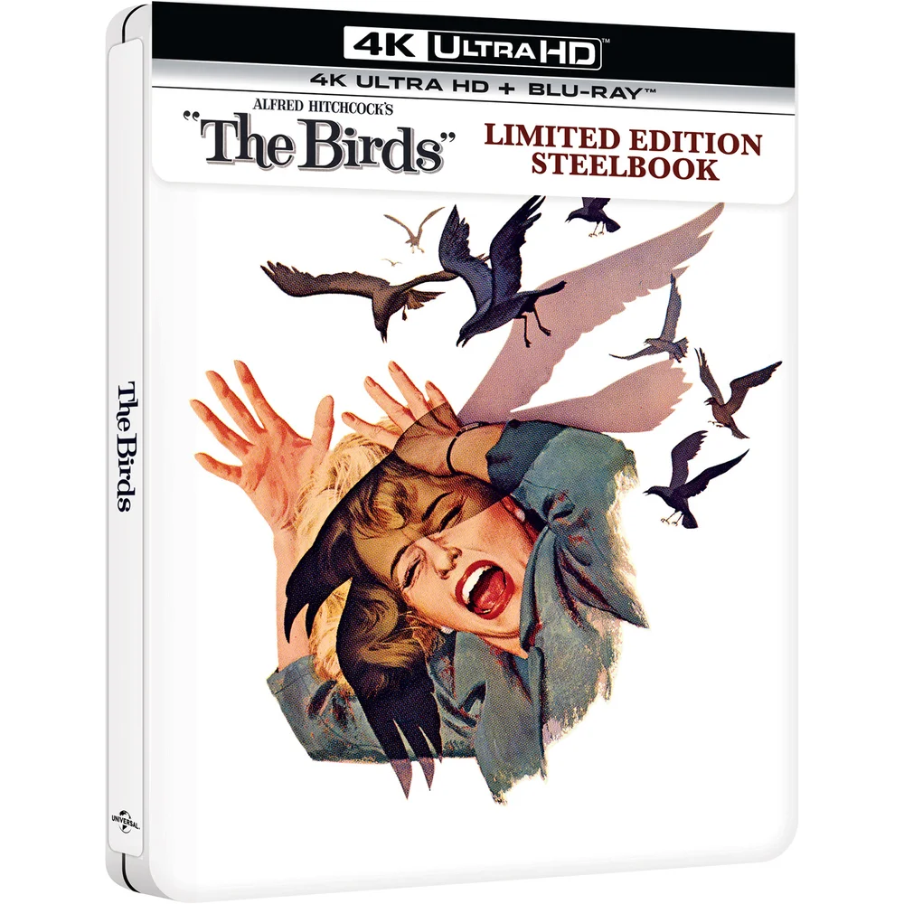 The Birds - Zavvi Exclusief 4K Ultra HD Limited Edition Steelbook (Inclusief Blu-Ray) Afbeelding 1
