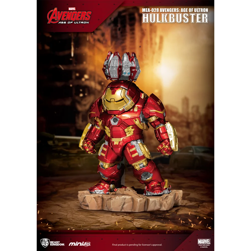 Beast Kingdom Avengers: Age Of Ultron Hulkbuster Mini Egg Attack Figurine Afbeelding 1