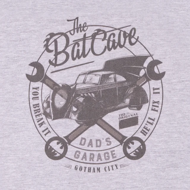 DC Batman The Bat Cave Sweatshirt - Grey