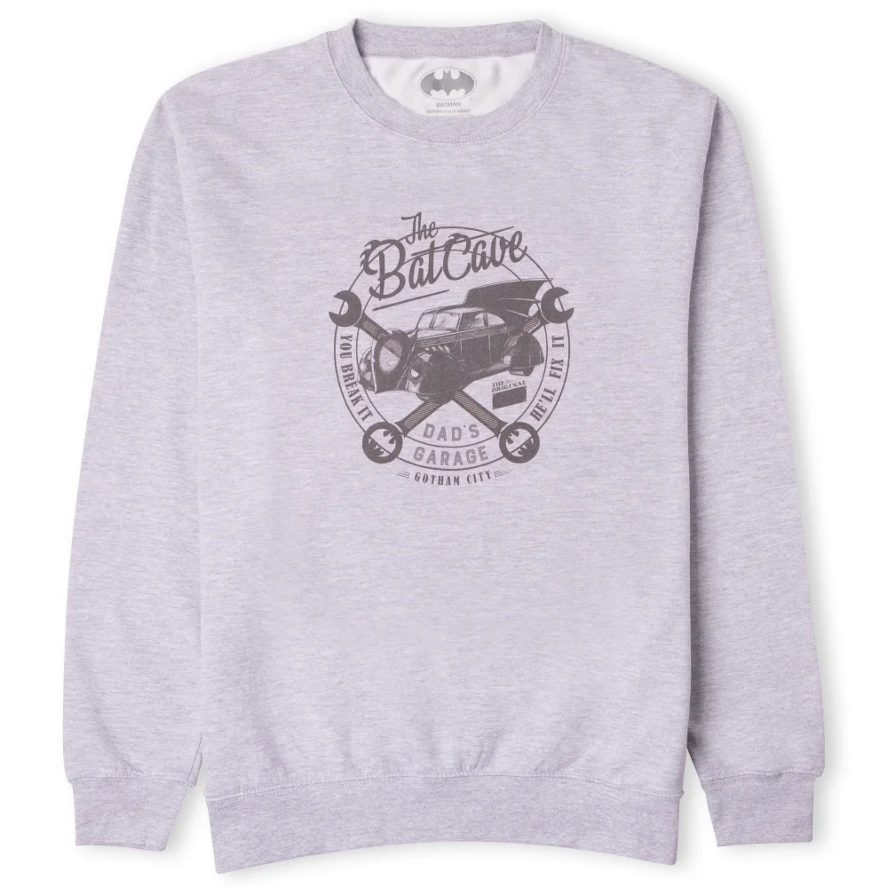 DC Batman The Bat Cave Sweatshirt - Grey - S Afbeelding 1