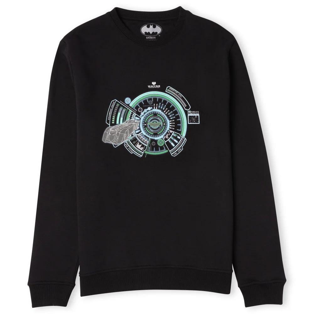 DC Batman Batmobile Sweatshirt - Black - S Afbeelding 1