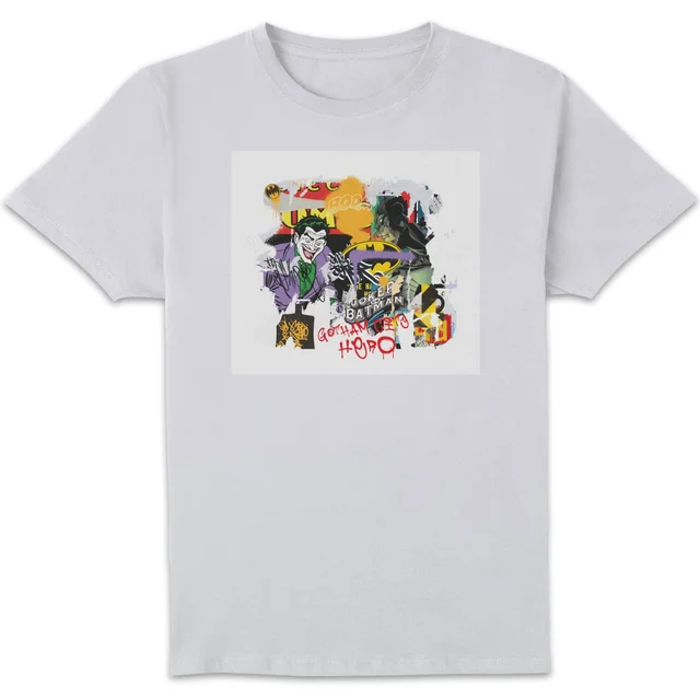 DC Batman Collage Men's T-Shirt - White