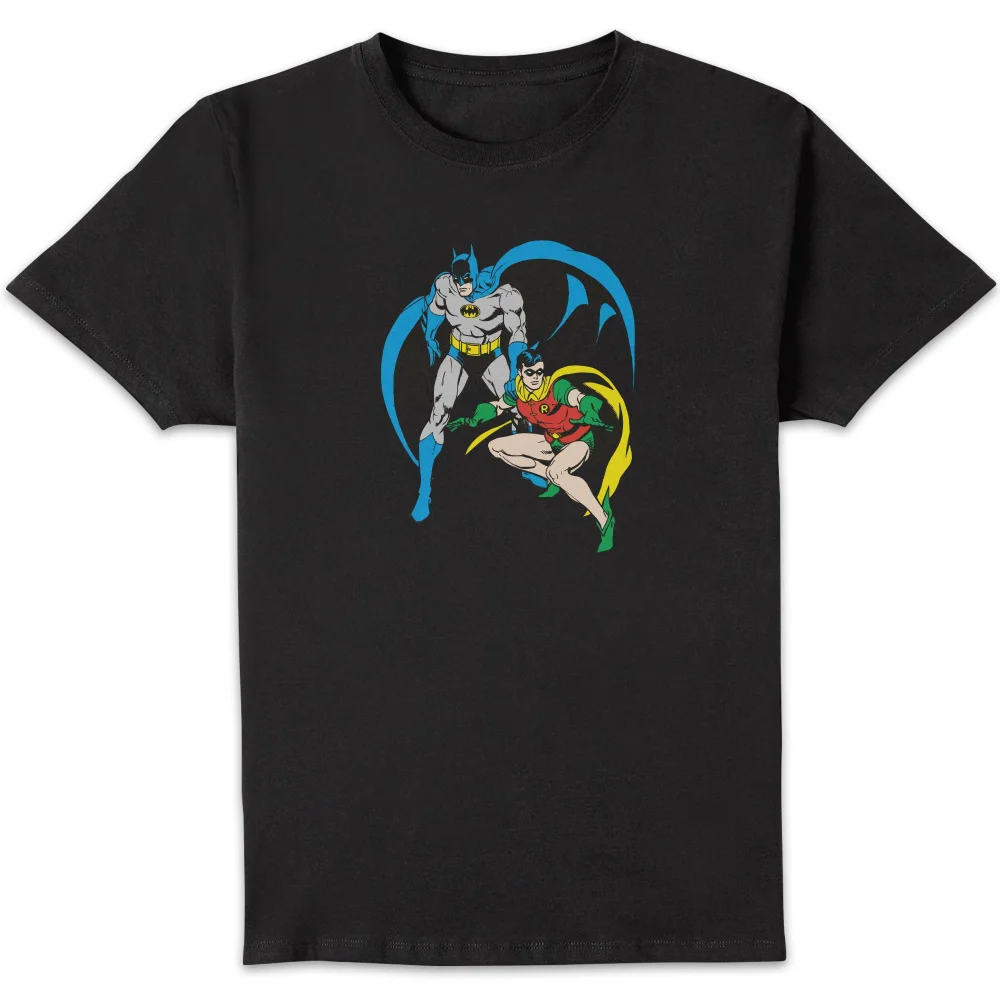 DC Batman & Robin Men's T-Shirt - Black - S Afbeelding 1