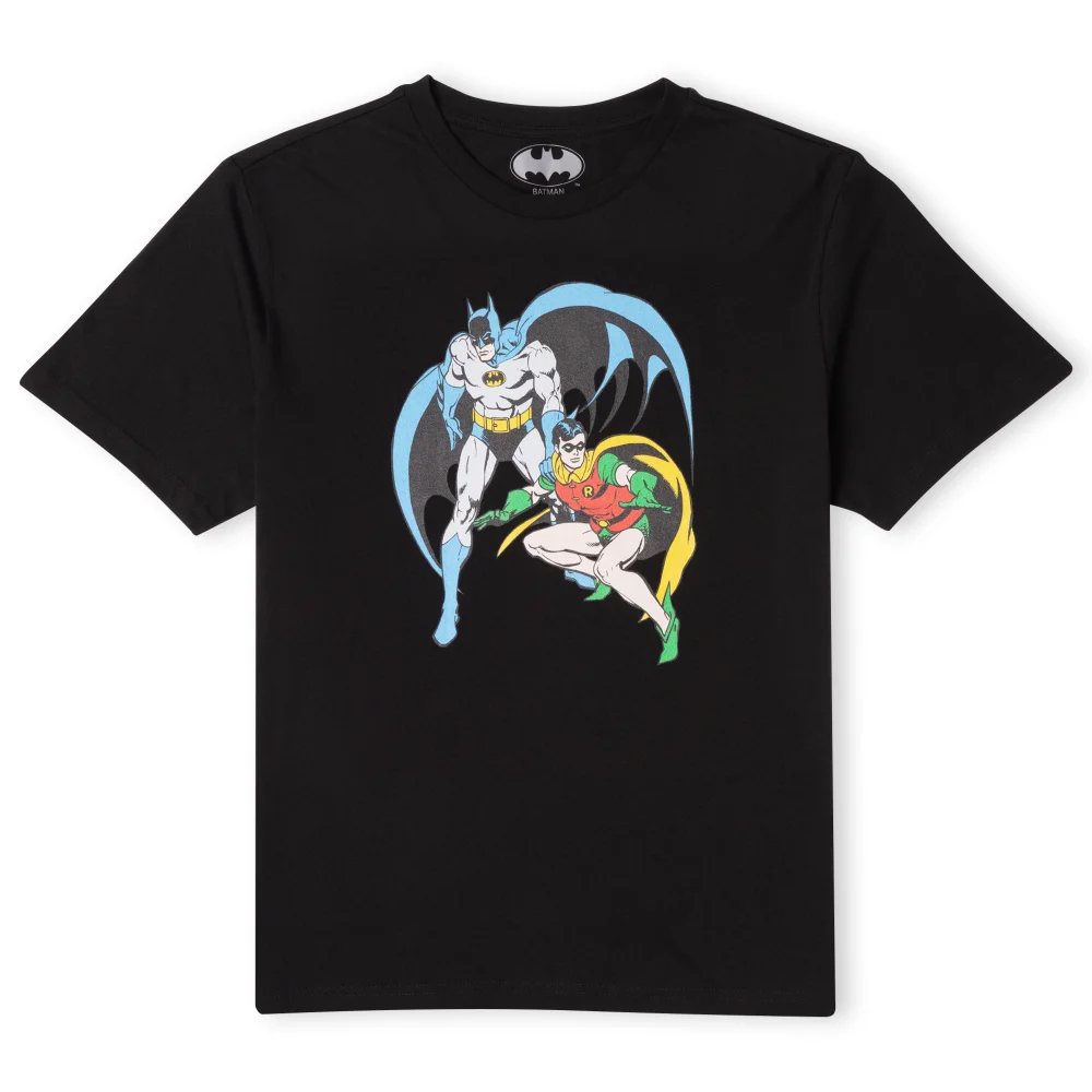 DC Batman & Robin Kids' T-Shirt - Black - 98/104 (3-4 jaar) Afbeelding 1