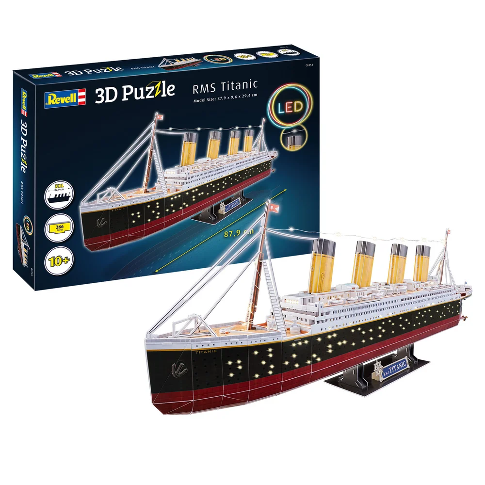 RMS Titanic - LED Edition 3D Puzzle Afbeelding 1