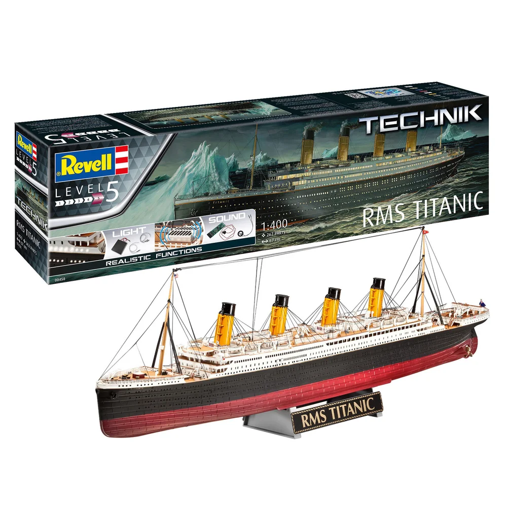 Revell Technik RMS Titanic Plastic Buildable Model 1:400 Scale Afbeelding 1