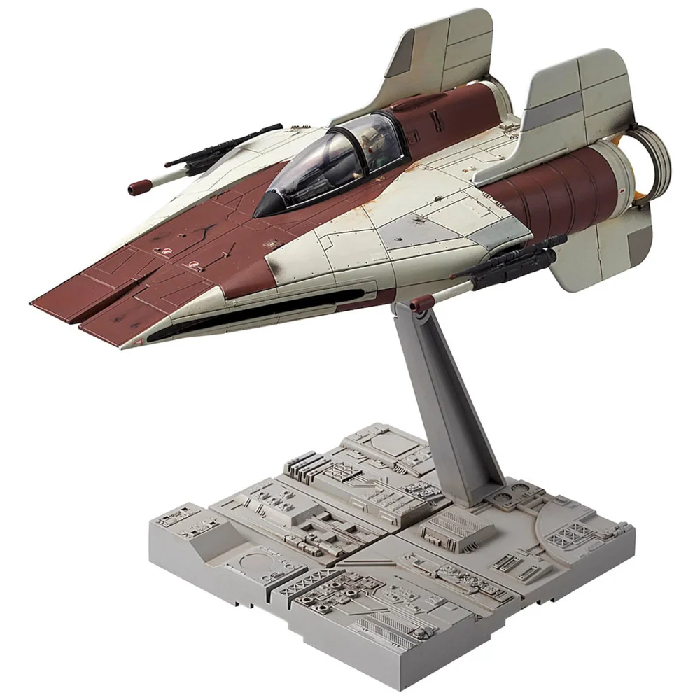 Bandai Star Wars A-Wing Starfighter Buildable Model Kit 1:72 Scale Afbeelding 1