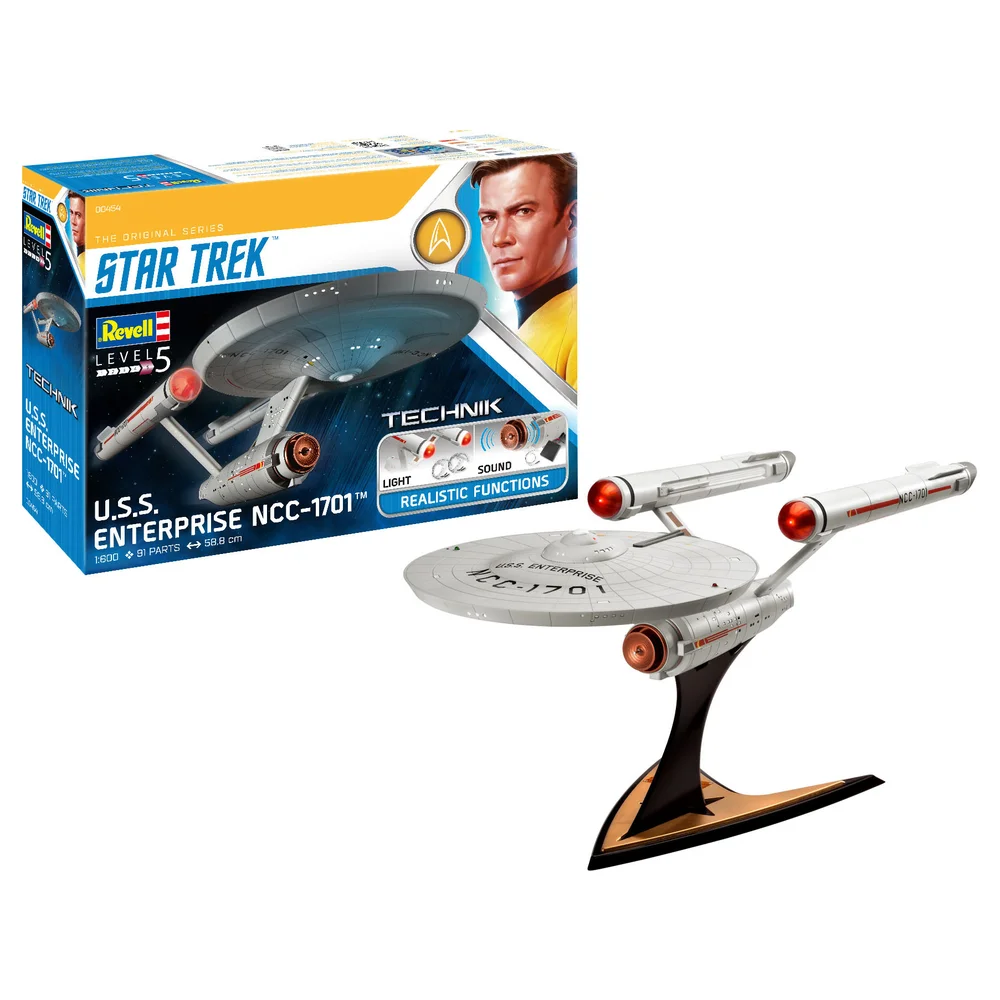 U.S.S. Enterprise NCC-1701 TOS Model Kit (1:600 Scale) Afbeelding 1