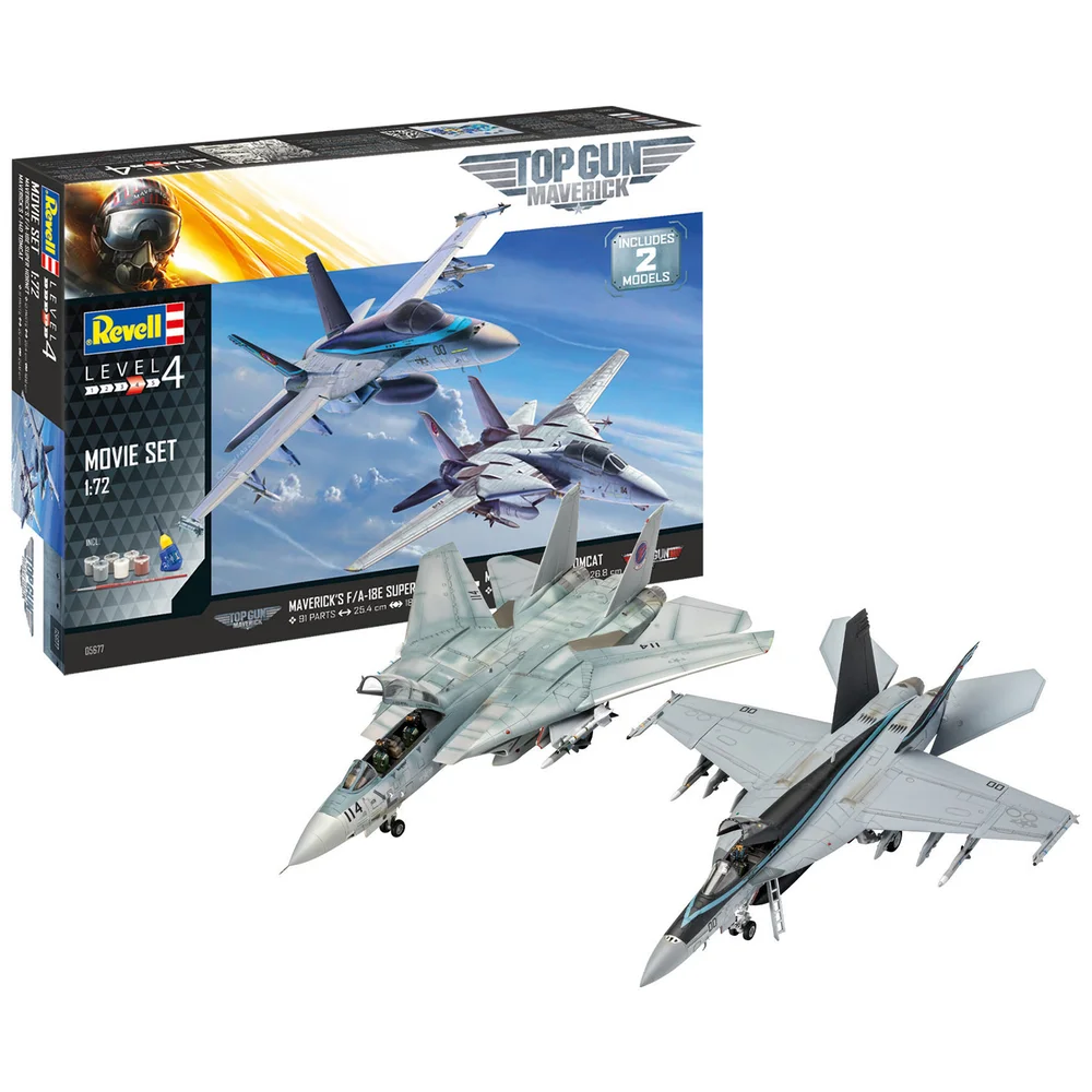 Top Gun Movie Model Kit Gift Set (1:72 Scale) Afbeelding 1