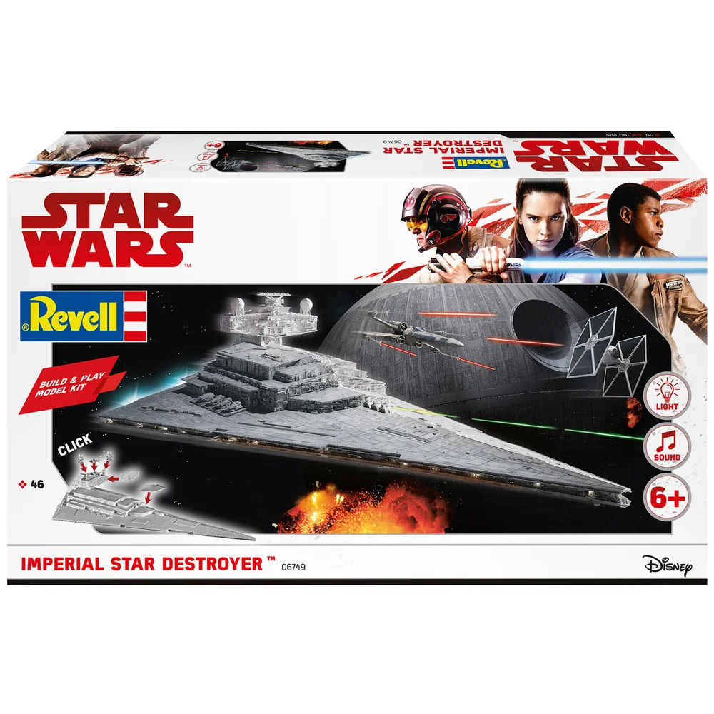 Star Wars - Imperial Star Destroyer Build & Play Model Kit (1:4000 Scale) Afbeelding 1