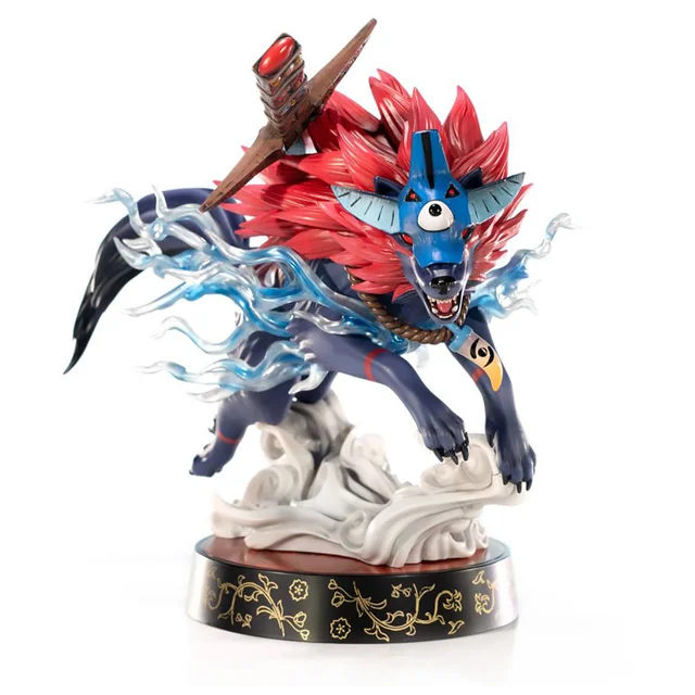 First 4 Figures Okami Oki Wolf Form 21cm PVC Beeld