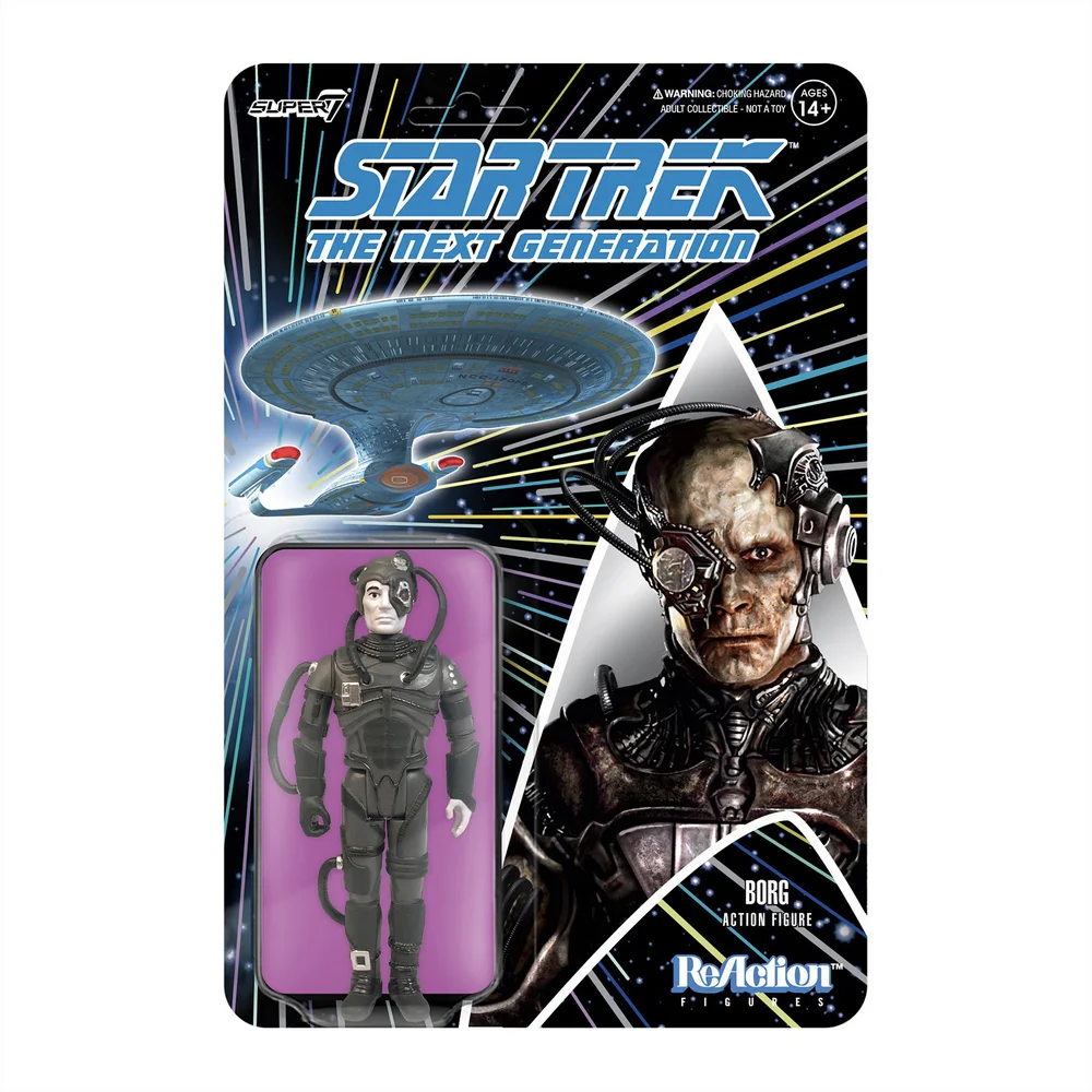 Super7 Star Trek The Next Generation ReAction Figuur - Borg Afbeelding 1