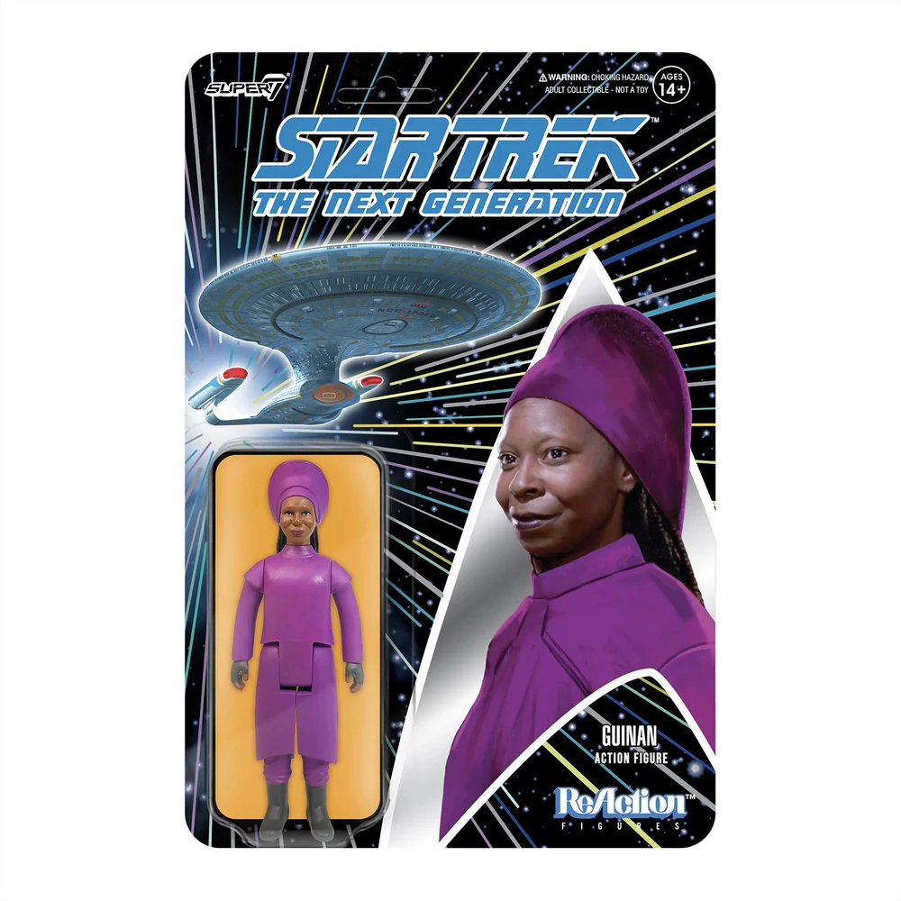 Super7 Star Trek The Next Generation ReAction Figuur - Guinan Afbeelding 1