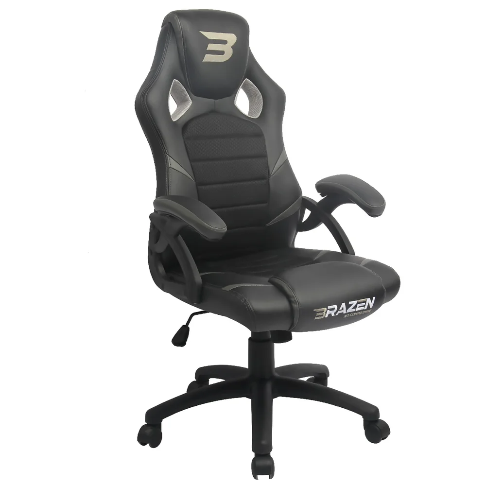 BraZen Puma PC Gaming Chair - Grey Afbeelding 1