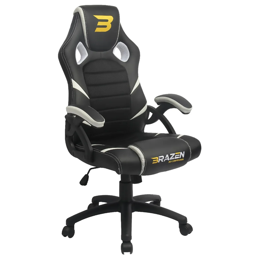 BraZen Puma PC Gaming Chair - White Afbeelding 1
