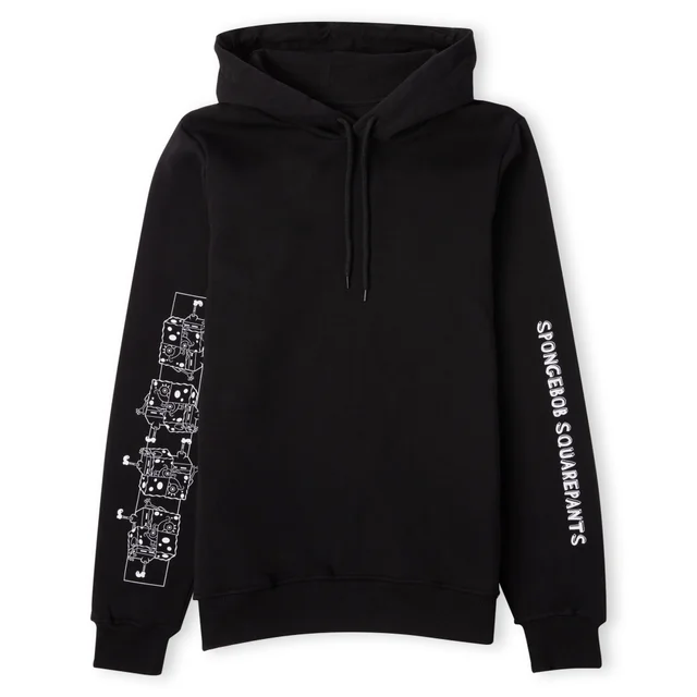 SpongeBob SquarePants Stacking Block Bob Unisex Hoodie - Zwart