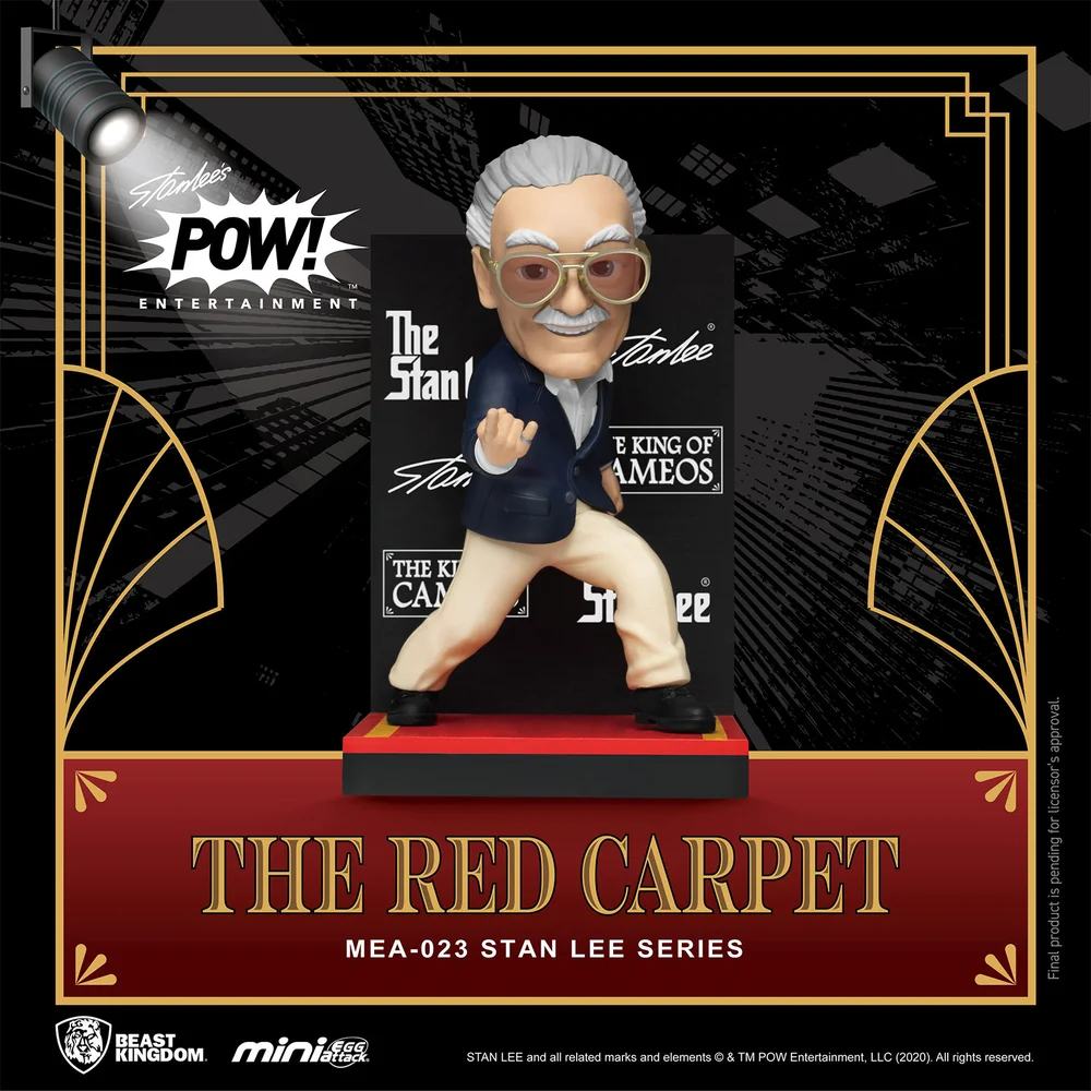 Beast Kingdom Stan Lee Mini-Egg Attack Actiefiguur Stan Lee The Red Carpet 8 cm Afbeelding 1