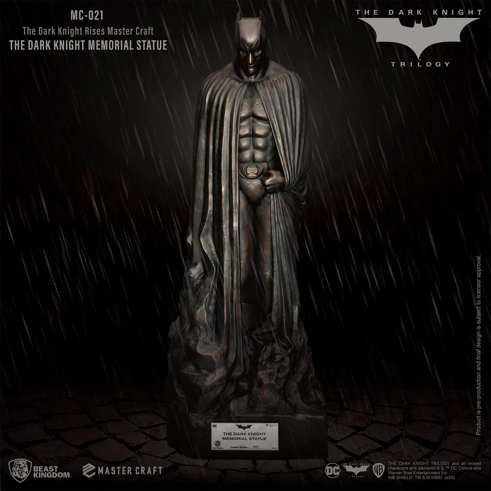 Beast Kingdom The Dark Knight Rises The Dark Knight Memorial Beeld Master Craft Beeldje Afbeelding 1