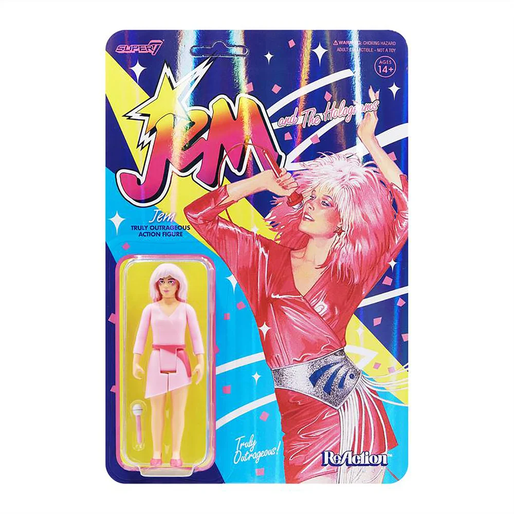 Super7 Jem And The Holograms ReAction Figure - Jem Afbeelding 1
