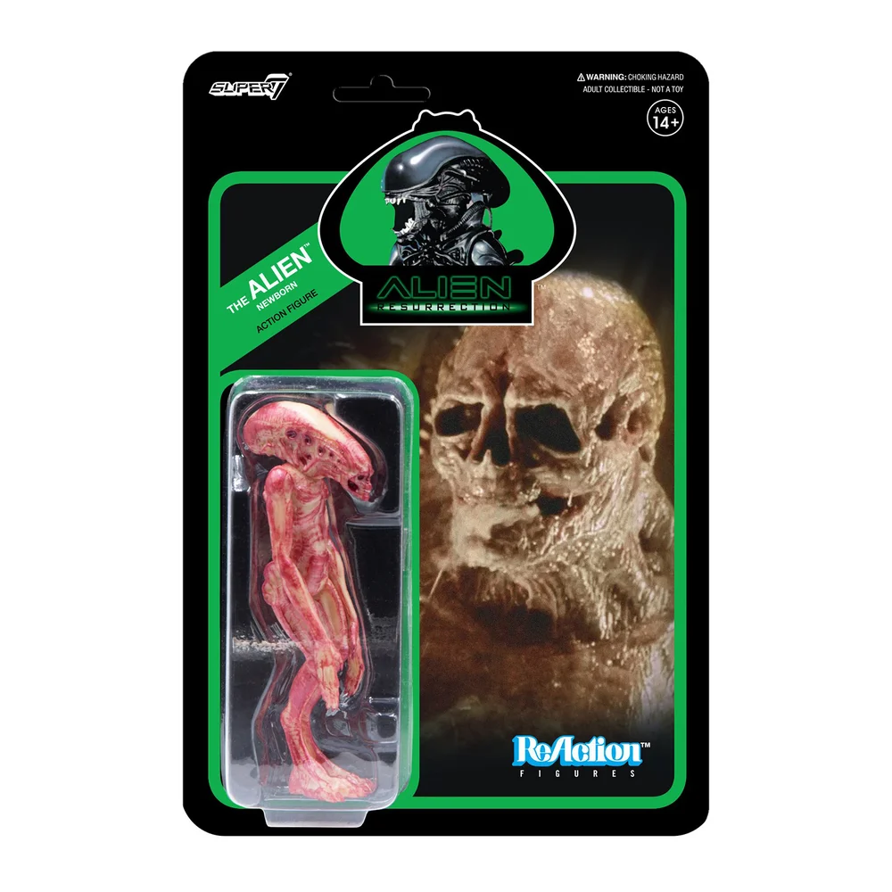 Super7 Alien Resurrection ReAction Figuur - Newborn Afbeelding 1
