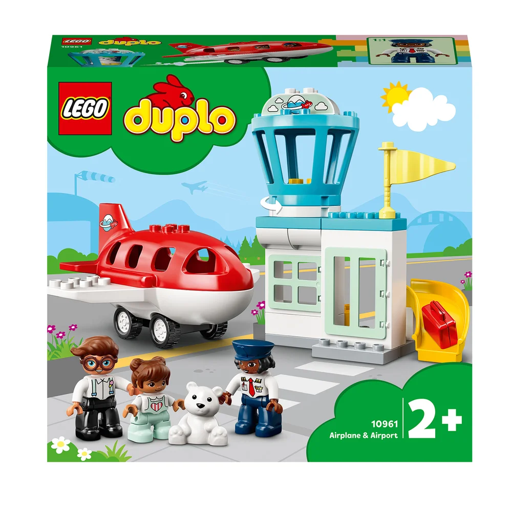 LEGO DUPLO Town: Aeroplane & Airport Toy for Toddlers (10961) Afbeelding 1
